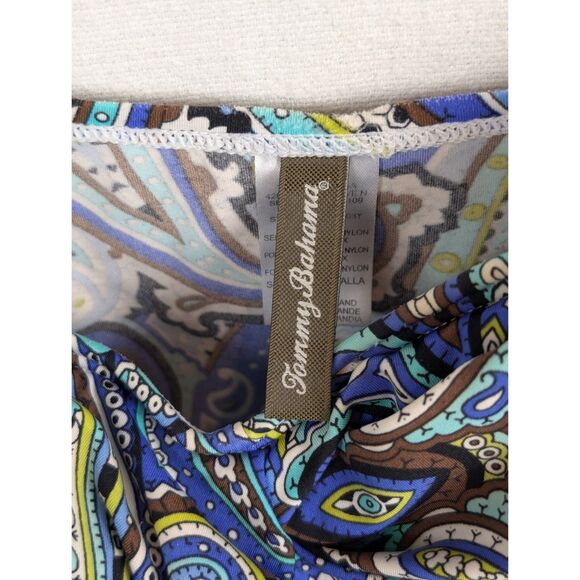 Tommy Bahama Paisley Print Tankini Swim Top Women's Size Medium - Picture 5 of 11